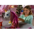 thumbnail image 3 of Lexibook Cabeza de Unicornio Interactiva para Sublimar Pelo Largo y Sedoso Interactiva Músicas Mágicas con set de Accesorios para Niños 3 SHUNI, 3 of 6