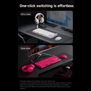 Mix 87 Ultra Gaming Wired Magnetic Switch Mechanical Keyboard – Hall Effect Switches, Hot-Swappable Keys, Custom RGB Lighting, Multi-Function Knob, Low-Latency High-Precision – Dragon Fruit Red