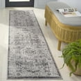 thumbnail image 2 of SAFAVIEH Vintage Tabriz Kandy Medallion Runner Rug, Gray/Charcoal, 2' x 8', 2 of 6
