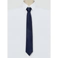 thumbnail image 2 of INSPIRE CHIC Men's Self-Tied Necktie Classic Width Polka Dot Ties for Men Formal Wedding Navy Blue One Size, 2 of 5