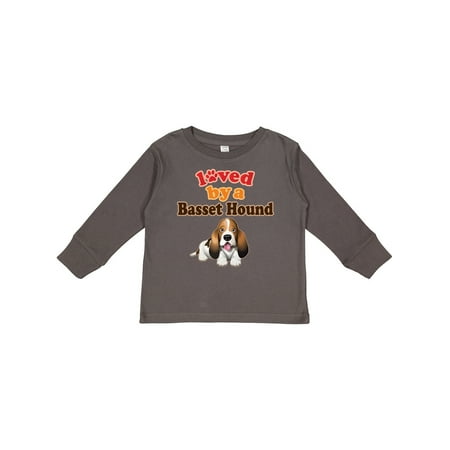 

Inktastic Basset Hound Dog Lover Gift Gift Toddler Boy or Toddler Girl Long Sleeve T-Shirt