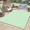 thumbnail image 4 of 1PC Gingham Area Carpet Partial Carpet, Lightweight Washable Easy-to-Care Carpet Mat Festival Gift, Suitable for Bedroom, Living Room, Dining Room, Office, Balcony, Room Accessones, 4 of 8