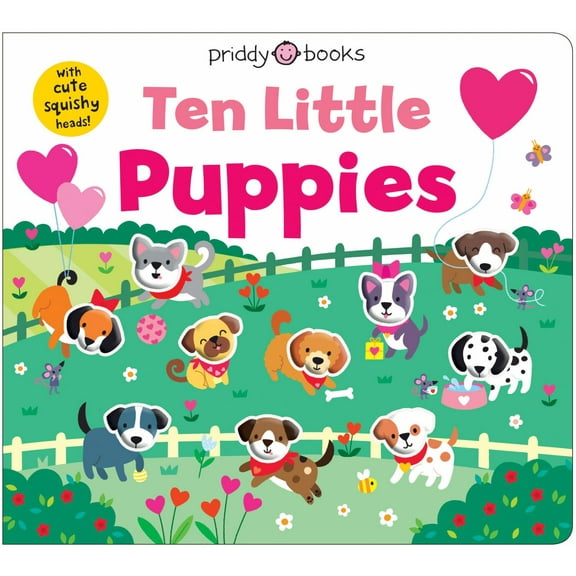 Ten Little Puppies (Little Squishies) (Board Book)