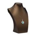 thumbnail image 4 of Elegante collar, cadena, joyería, busto, adorno, joyería, organizador, maniquí, PU, colgante, collar, modelo de exhibición, para mujeres, hogar, dormitorio, encimera B-Marrón Sunnimix Collar Busto Titular, 4 of 8