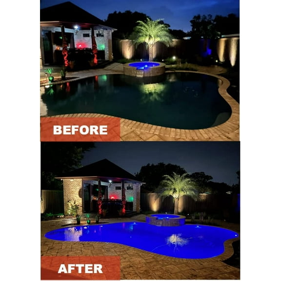 Main Access Smart Lite - Rechargable, Multi-Color Underwater LED Pool Lights, Two-Pack