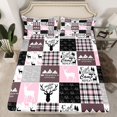 thumbnail image 2 of Homewish Wild Deer Elk Twin Sheet Sets,Jungle Animal Twin Fitted Sheet,Happy Camping 03 For Boys Girls,Super Cozy Room Decor,3pcs, 2 of 7