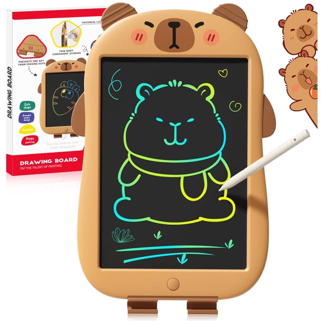 Tableta LCD para escribir ChainnForces de 12" con diseño de capibara