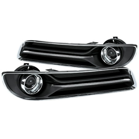 2012 Chrysler 300 Blue Fog Lights Spec-D Tuning For 2011-2014 Chrysler 300 Smoke Projector Fog Bumper Lights w/ Switch+Relay+Bezel 2012 2013 ()