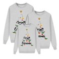 thumbnail image 4 of Gyexs Christmas Shirts for Family - Matching Christmas Sweaters for Family, Xmas Funny Holiday Pullover Tops Breathable Winter Clothes (Kid, Grey, 2-3 Years), 4 of 4
