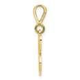 thumbnail image 2 of 10k Yellow Gold Dainty Letter C Initial Name Monogram Necklace Charm Pendant, 2 of 7