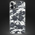 thumbnail image 4 of DesignSkinz White and Gray Digital Camouflage Full-Body Skin Decal Wrap Cover for iPhone 13, 4 of 9