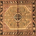 thumbnail image 1 of Ahgly Company Indoor Square Persian Brown Traditional Area Rugs, 7' Square, 1 of 4
