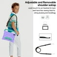 thumbnail image 5 of Kids Case For iPad Pro 11 2022/2021/2020/2018 – Soft TPU Military Grade Shockproof Boxing Design Kickstand Cover with Portable Handle & Shoulder Strap - Purple, 5 of 8