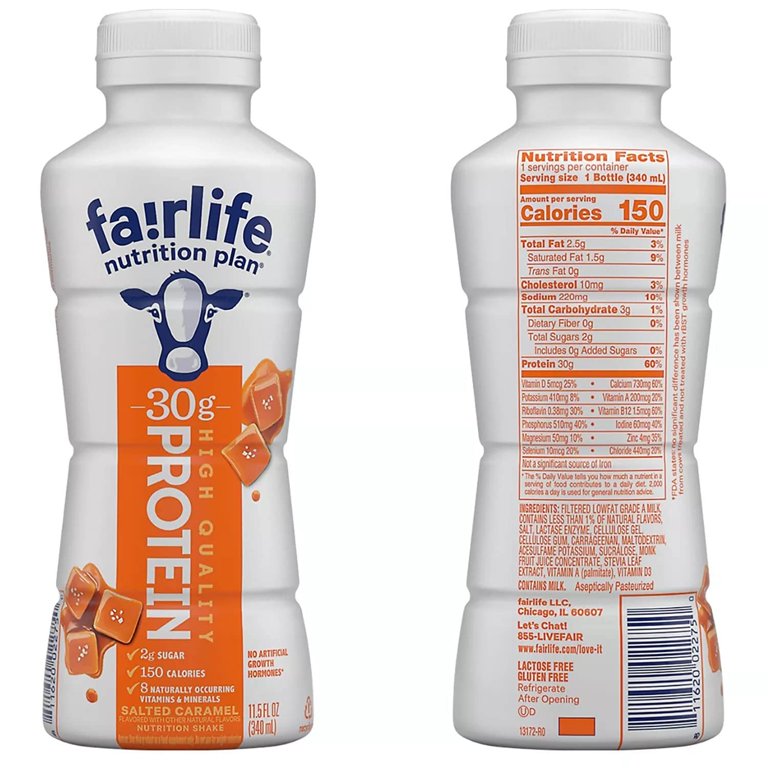 Fair Life Nutrition Plan High Protein Shake Assorted Variety Pack Sampler -  11.5 Fl Oz (8 Pack) In Sanisco Packaging