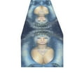 thumbnail image 2 of BSDHOME Fantasy Snow Queen Cotton Linen Table Runner 14x72 inches, 2 of 4