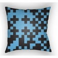 thumbnail image 4 of Surya SN001-2222 22 x 22 x 5 in. Scandanavian Abstract Square Throw Pillow, Dark Blue & White, 4 of 5
