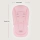 thumbnail image 3 of Machine Washable Infant Strollers Seat Cushion With Secure Straps Hole Accent For Enhances Safety And Shock Absorption love, 3 of 4