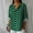 Army Green, variant on Abomasnow Oversized Blouses for Women Dressy Casual Button Down V Neck Shirts Loose Fit Long Sleeves Tunic Tops Summer Outfits S-3XL