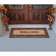 thumbnail image 5 of A1HC Natural Coir & Rubber 18"x48" Paisley Door Mat, Thick Durable, Heavy-Duty, Low-Profile, Long-Lasting Front Door Welcome Mat, Bronze, 5 of 7