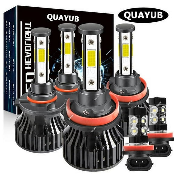 Para For Honda Civic 2006 2007-2015 faro LED de haz alto y bajo luces antiniebla