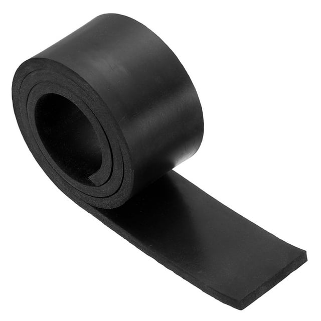 Neoprene Rubber Sheet 2" Wide x 1/4" Thick x 30" Long Solid Rubber Strip Roll Pad Insulation