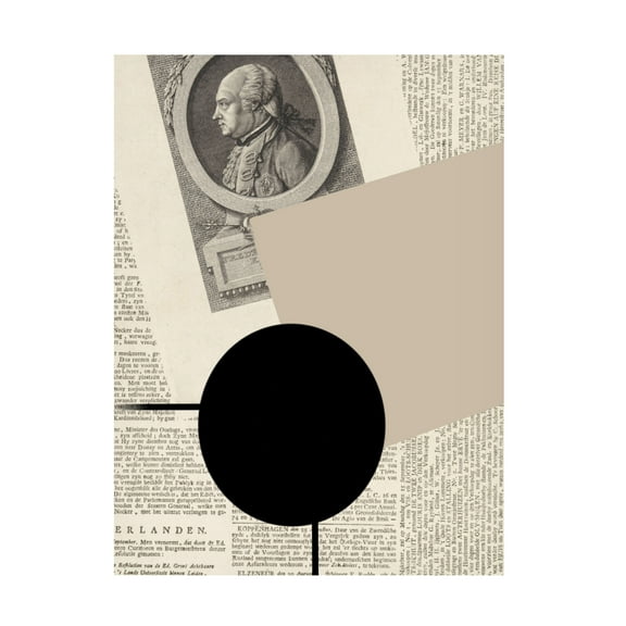 Trademark Fine Art Yopie Studio Abstract Paper VV Canvas Wall Art