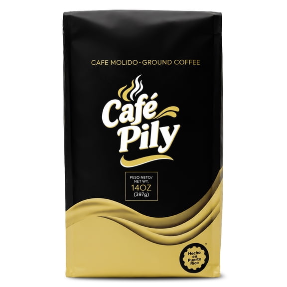 Café Pily Arabica Medium-Dark Roast Ground Coffee, 14 oz
