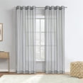 thumbnail image 2 of Loft Living Liege Light Filtering Grommet Indoor Curtain 52 x 84 in Grey, 2 of 7