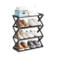 thumbnail image 1 of Organizador De Zapatos De 4 Niveles, Zapatero Plegable Para Armario, Dormitorio, Entrada Con Diseño De Almacenamiento En Capas, Organizador De Zapatos Ligero Y Portátil Para, 1 of 7