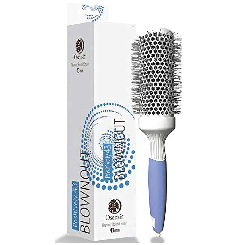 Osensia Blownout Medium Ceramic Ion Thermic Round Brush for Blow Drying
