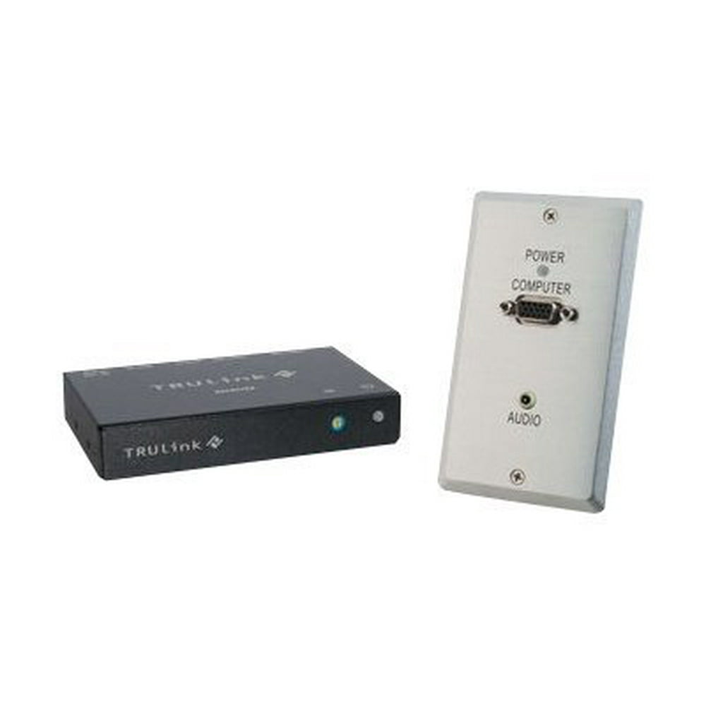 C2G TruLink VGA+3.5mm Audio over UTP Wall Plate Transmitter/ Box