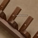 thumbnail image 4 of Perchero de Madera Montado en la Pared con Gancho Oculto, Colgador de Ropa, Sombrero, Llaves, Armario para Muebles de Sala de Estar D, 4 of 5