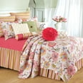 thumbnail image 2 of Celine Stripes Queen Bed Skirt Drop Length: 18 inches, 2 of 2