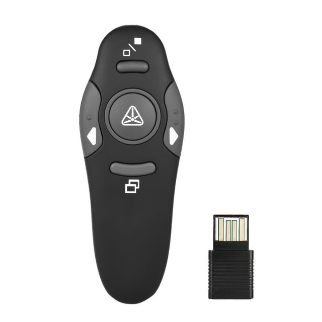 2.4GHz Wireless USB Powerpoint Presentation PPT Flip Pen Pointer Clicker Presenter with Red Light Remote Control for Teacher Lecturer Professor Scholar