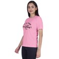 thumbnail image 4 of Inkmeso Crew Neck T-shirt It's Fine I'm Fine Everything's Fine" Letter Printed Inspirational Jersey Top For Women, 4 of 9