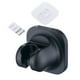 thumbnail image 1 of Soporte para cabezal de ducha, soporte Universal ajustable para cabezal de ducha, montado en la pared, para baño de Hotel, accesorios para el hogar Negro, 1 of 9