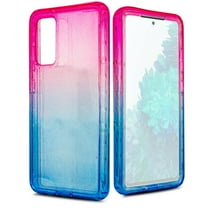 for Samsung Galaxy S20 FE Glitter Bling Full Body Built In Screen Protector Case Phone Case PU Shock Bumper Scratch Guard Skin Wrap Slim Cover