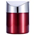 thumbnail image 1 of Mini Poubelle de Table en Acier Inoxydable Poubelle à Couvercle Basculant Mini Poubelle Moderne Poubelle de Table Pratique Mini Poubelle en Acier Inoxydable Plan de Travail, 1 of 5