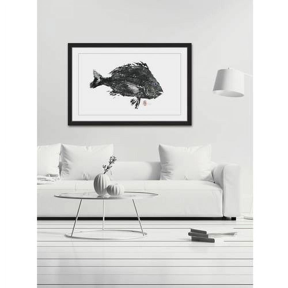 "Large Sheepshead" Framed Painting Print