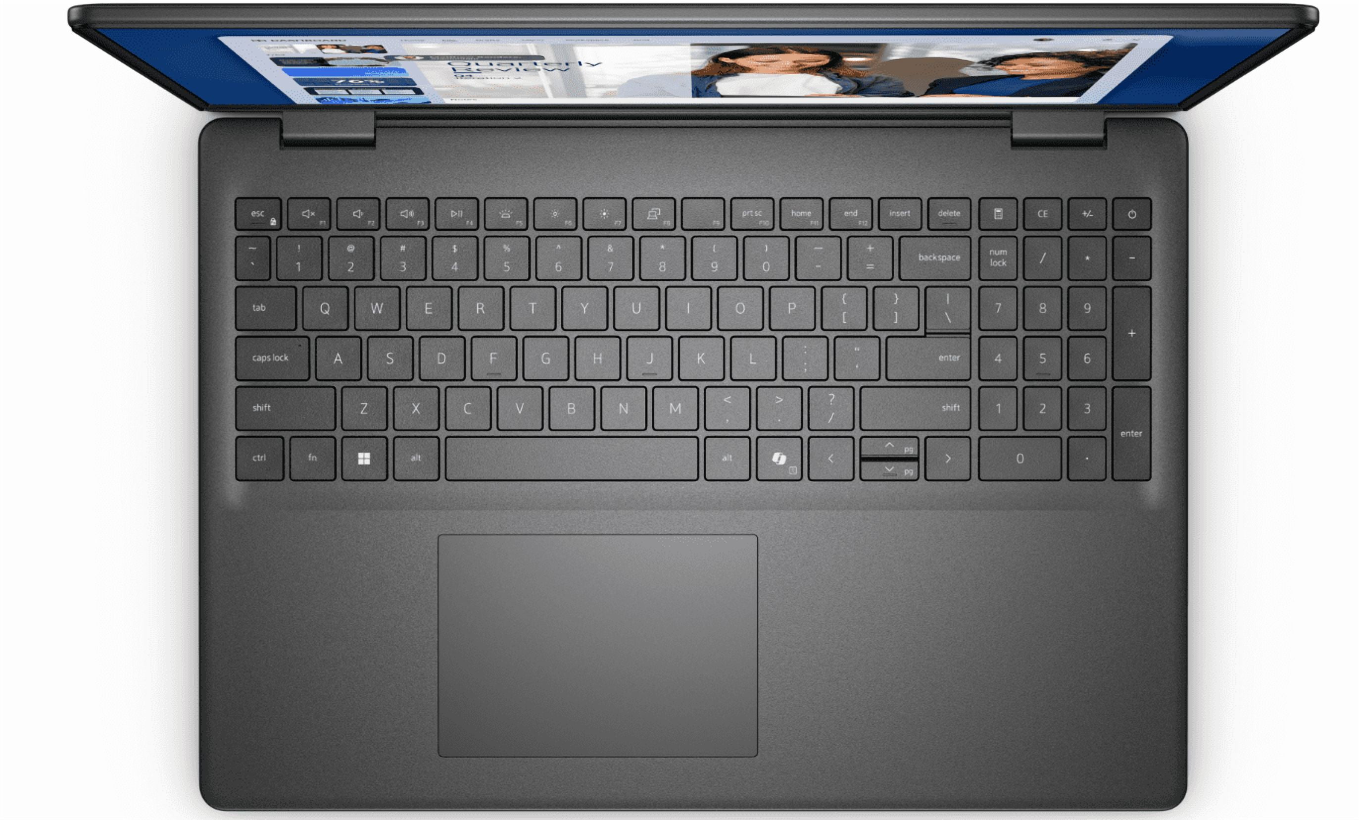 Dell 16 Business Laptop DC16255 - 16.0" FHD+ 1920x1200 Non-Touch - Ryzen 7 250 - 16GB RAM - 512GB SSD - Windows 11 Home - Carbon Black