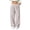 BeigeA, variant on Women's Fuzzy Plush Pajama Pants Wide Leg Pj Bottoms Lounge Pants Leopard Plush Pants, Elastic Waist, Wide Leg, Soft Fluffy Sleep Pants QURATI