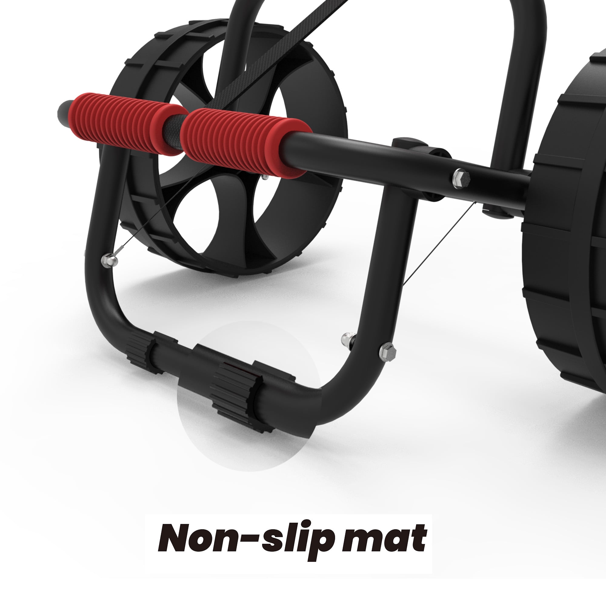 FDB Universal Folding Bend Kayak Canoe Boat Carrier Dolly Trailer Tote Trolley Transport Cart Wheel for Carrying Kayaks, Canoes, Paddleboards, Float Mats, Boats