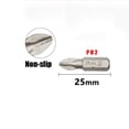 thumbnail image 2 of 10Pcs 25Mm Anti Slip Electric Hex Shank Magnetic Screwdriver Bits Screw Driver, 2 of 6