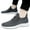 Grey, variant on Mens Walking Sneakers Non Slip Breathable Running ShoesRunning Shoes Athletic Gym Tennis Shoes