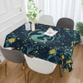 thumbnail image 2 of Yayeee Tablecloths 60" x 120" Rectangle Wrinkle Resistant Party Table Cover, Green Dragon Flowers, 2 of 8