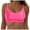 Hot Pink, variant on Women Sports Bra Swimsuit Top - Crop Bikini Top Only Modest Bathing Suit 2025 Square Neck Swimwear
