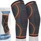 thumbnail image 1 of Pack de 2 rodilleras de compresión | La mejor rodillera | Soporte de rodilla para artritis, LCA, desgarro de menisco, correr, andar en bicicleta y deportes | Alivio del dolor articular. Adepaton CJWUS-7023, 1 of 4