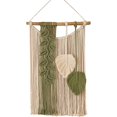 thumbnail image 1 of Macrame Wall Hurrican Large 40x60 Cm, Handmade Macrame Decorations (green), 1 of 5