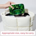 thumbnail image 6 of St. Patrick's Day Decorative Velvet Earring Holder Display Case Storage Box Portable with Removable Compartment - Gift Ideal, 6 of 7