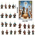thumbnail image 3 of Countdown Sets 2D Christmas Home Decorative Ornaments 2024 Holiday Advent Calendar Tree Decorations 24pcs Festive Seasonal for Christmas Celebrations, 3 of 8